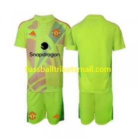 Fußballtrikots Manchester United Torwart Kinder 2024-2025 Kurzarm Auswärts-trikot kaufen